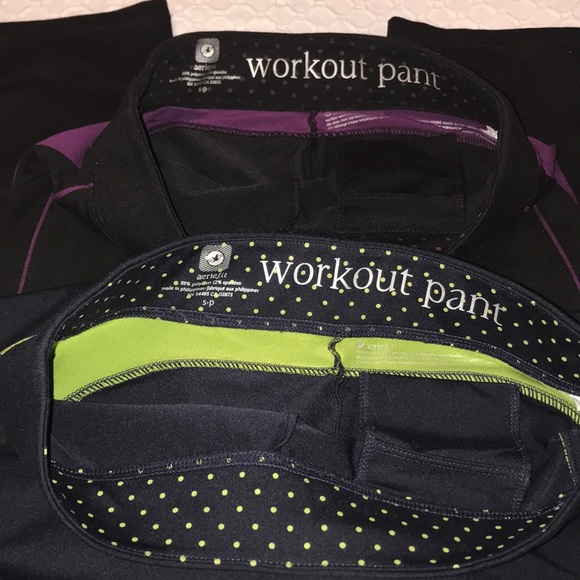 2 Pair Aeriefit Workout Pants - Picture 5 of 7